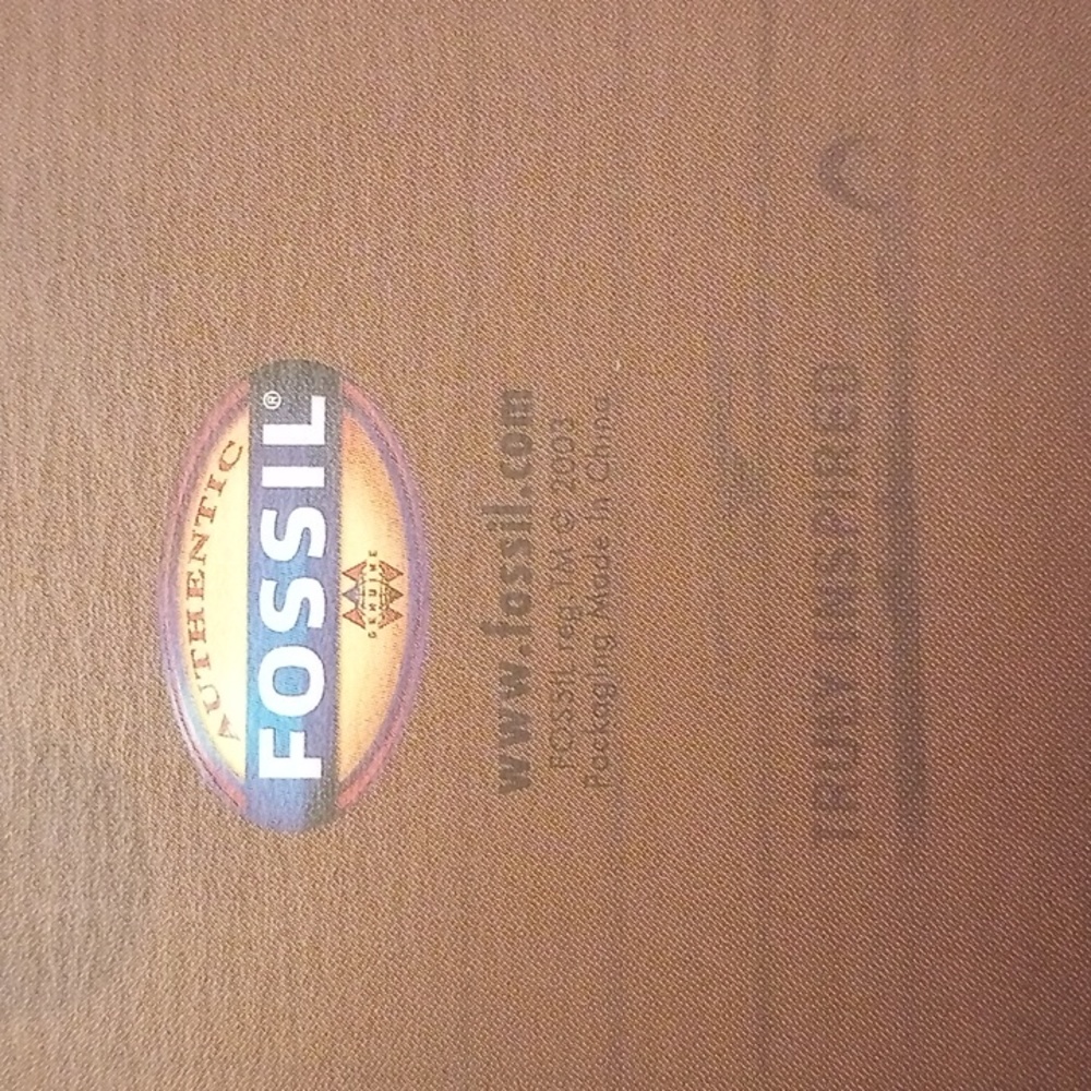 Fossil Dominos Metal Tin Authentic - Picture 3 of 5
